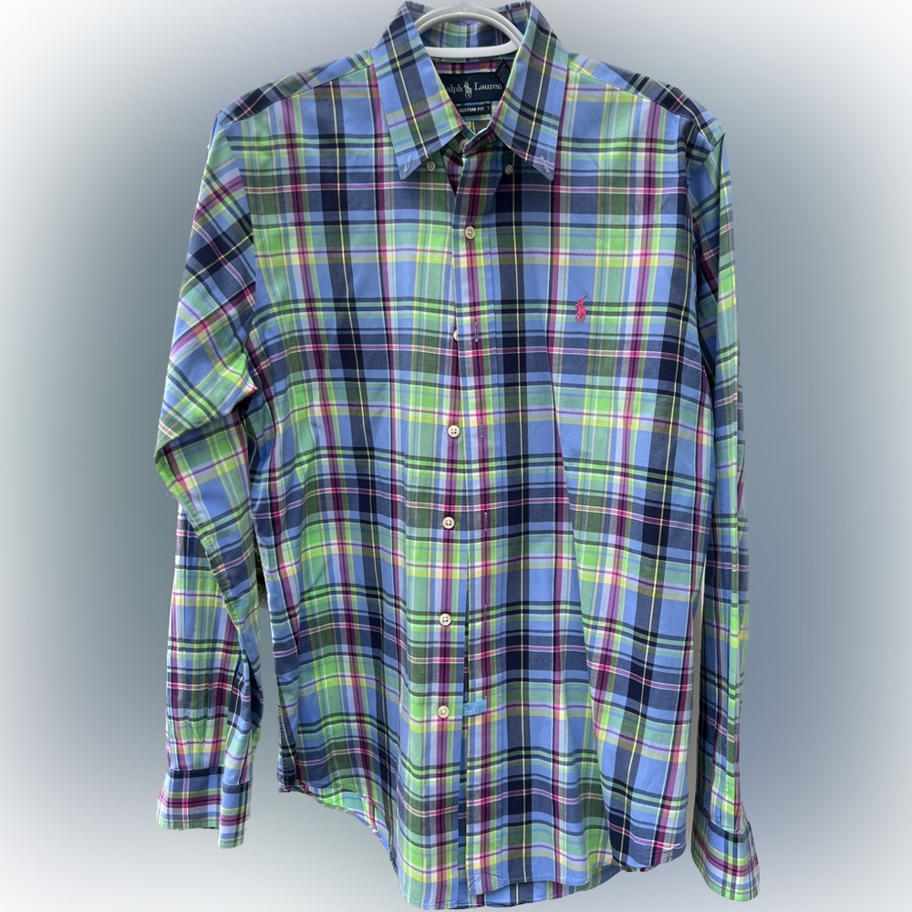 Men’s polo Oxford custom fit size medium